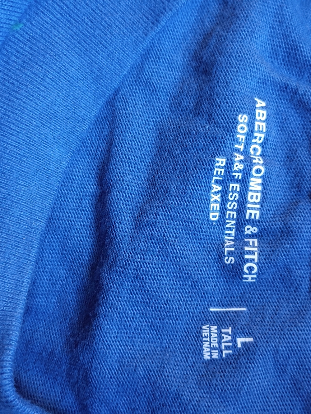 Abercrombie Classic Crew Neck Men's T-Shirt - Blue - Picture 4 of 4